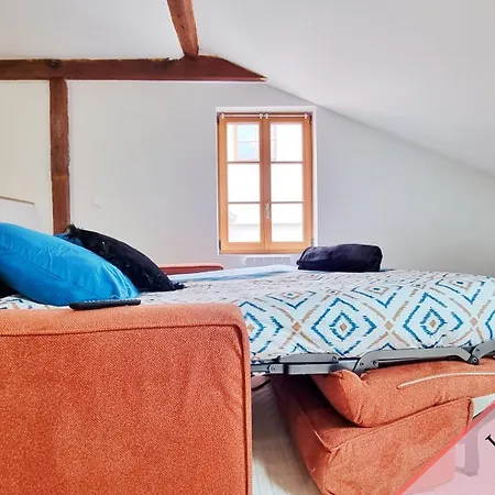 Les Appartements Charme Et Elegance Sainte-Croix-en-Plaine Chambre photo